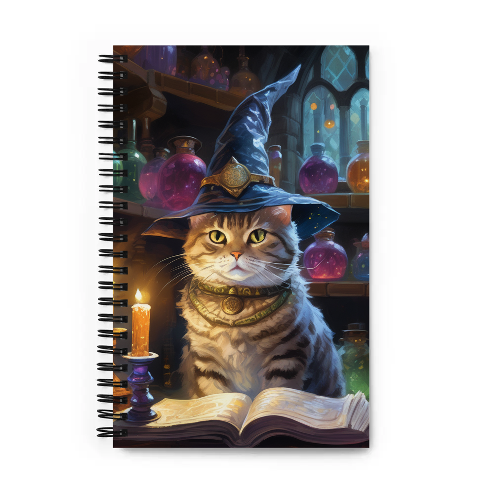 PugMug Custom Tabby American Shorthair Cat Spiral Notebook
