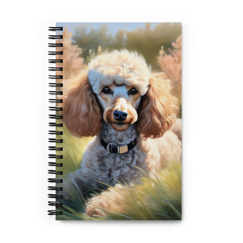 PugMug Custom Tan Poodle Spiral Notebook