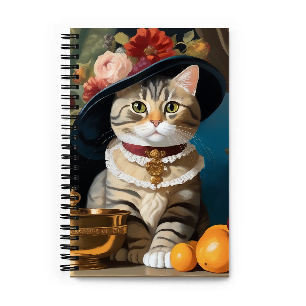 PugMug Custom Tabby British Shorthair Cat Spiral Notebook