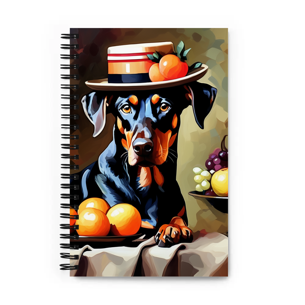 PugMug Custom Doberman Pinscher Spiral Notebook