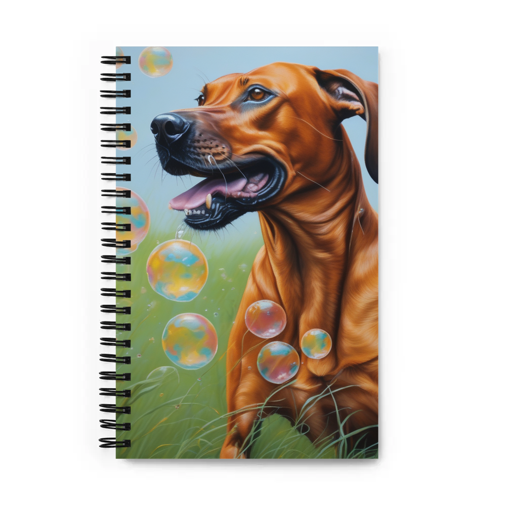 PugMug Custom Rhodesian Ridgeback Spiral Notebook