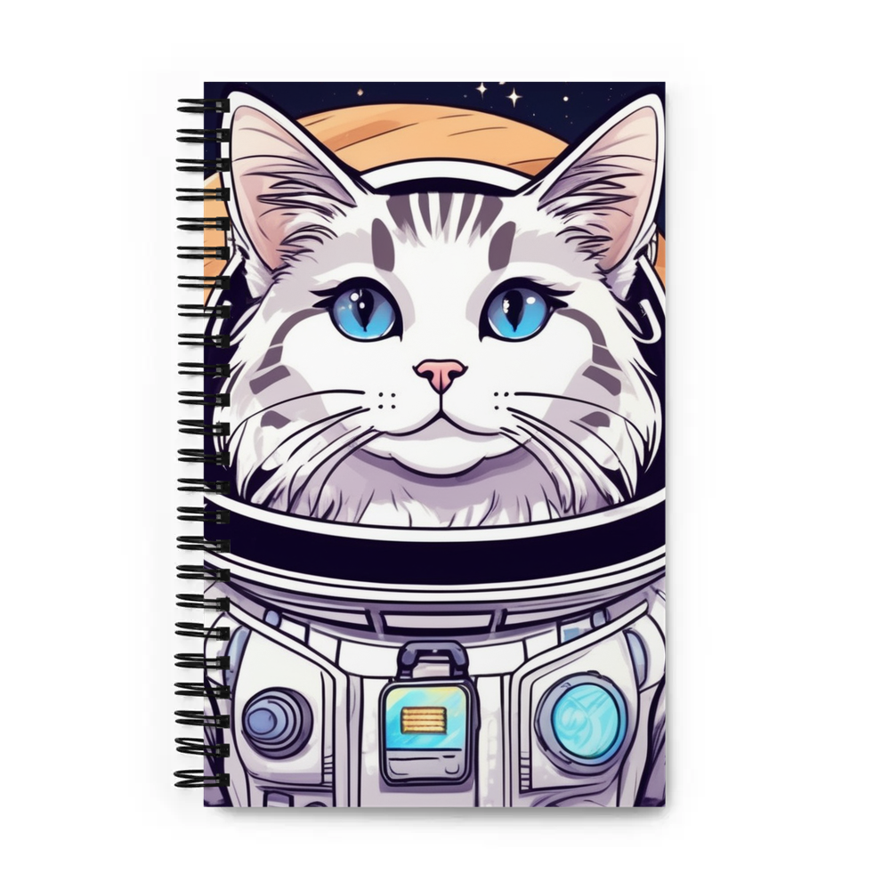 PugMug Custom Tabby Ragdoll Cat Spiral Notebook