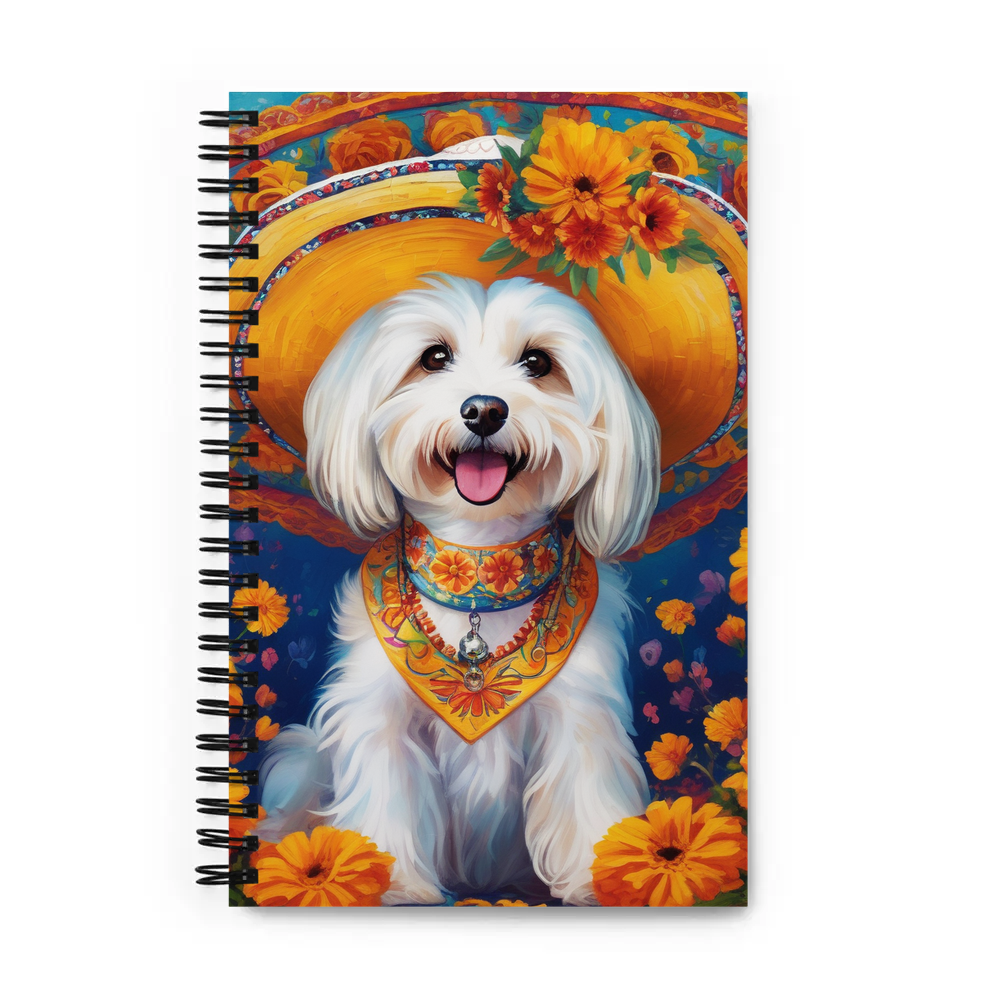 PugMug Custom White Havanese Dog Spiral Notebook