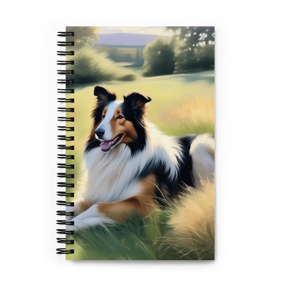 PugMug Custom Collie Spiral Notebook