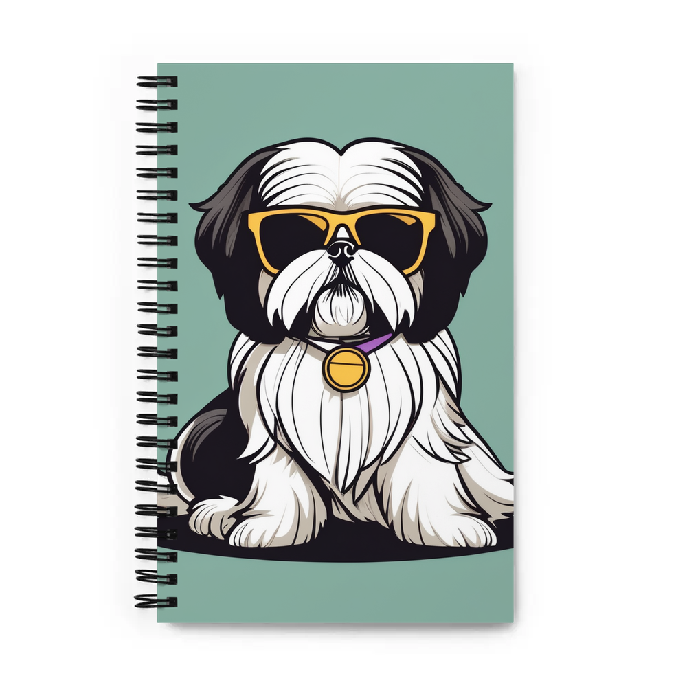 PugMug Custom Shih Tzu Spiral Notebook