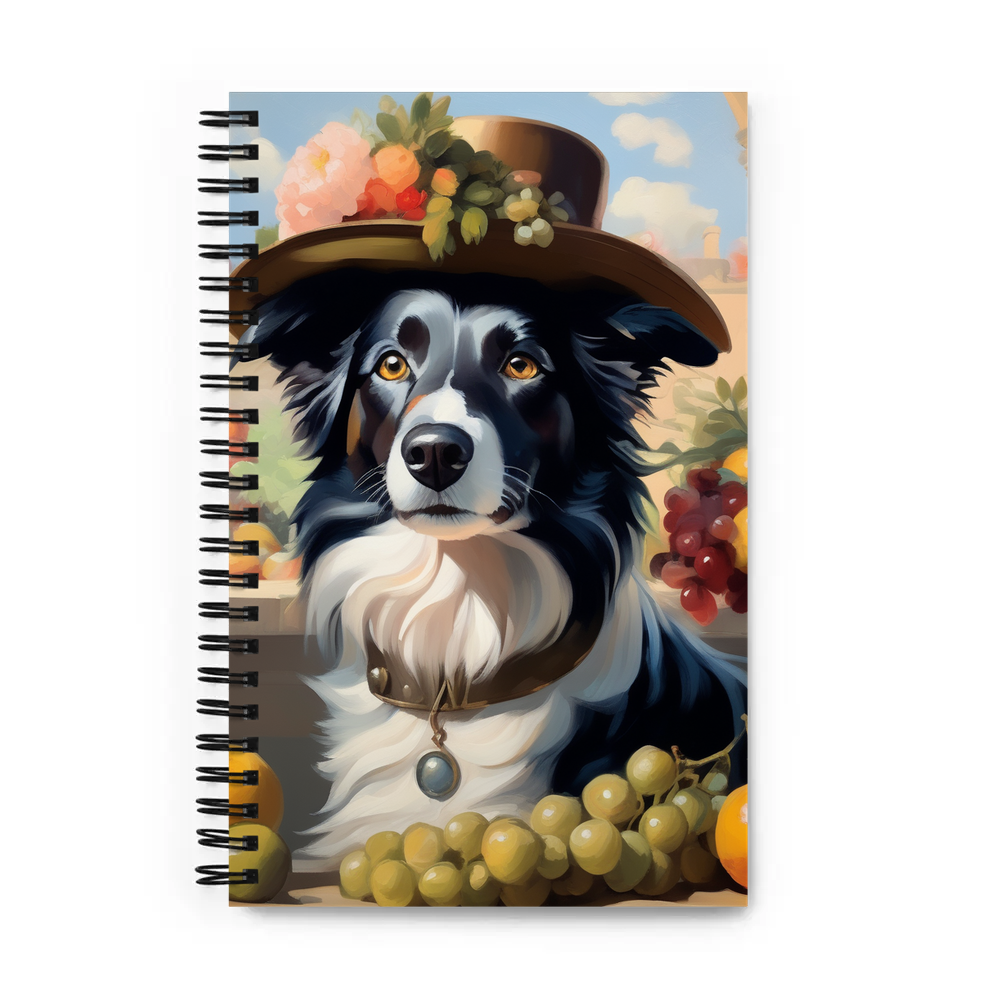 PugMug Custom Border Collie Spiral Notebook