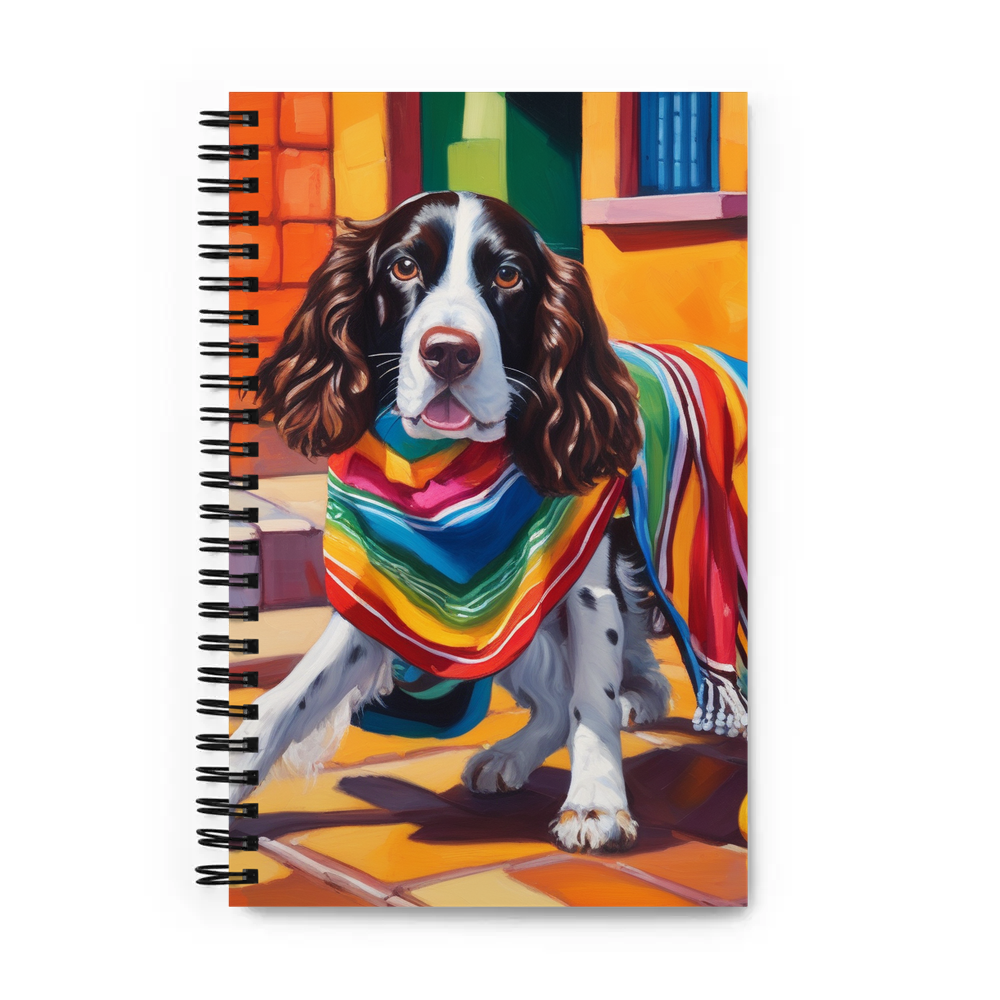 PugMug Custom English Springer Spaniel Spiral Notebook