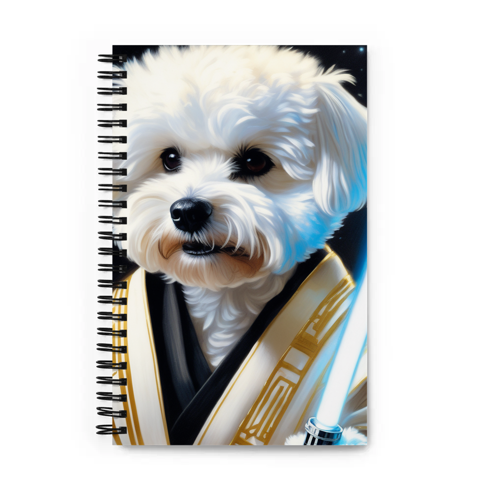 PugMug Custom Bichons Frise Spiral Notebook