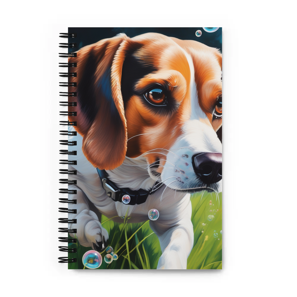 PugMug Custom Beagle Spiral Notebook