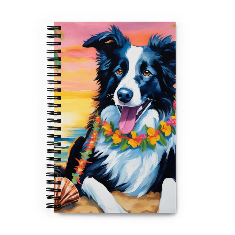 PugMug Custom Border Collie Spiral Notebook