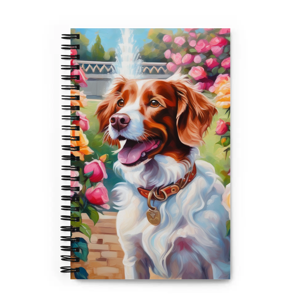 PugMug Custom Brittany Dog Spiral Notebook