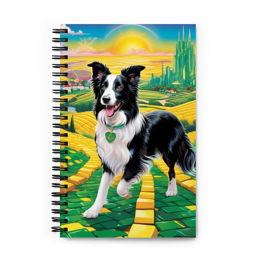 PugMug Custom Border Collie Spiral Notebook