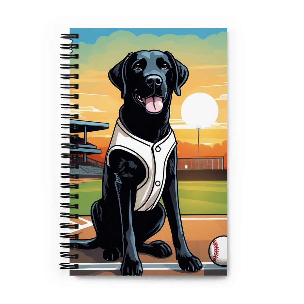 PugMug Custom Black Labrador Retriever Spiral Notebook