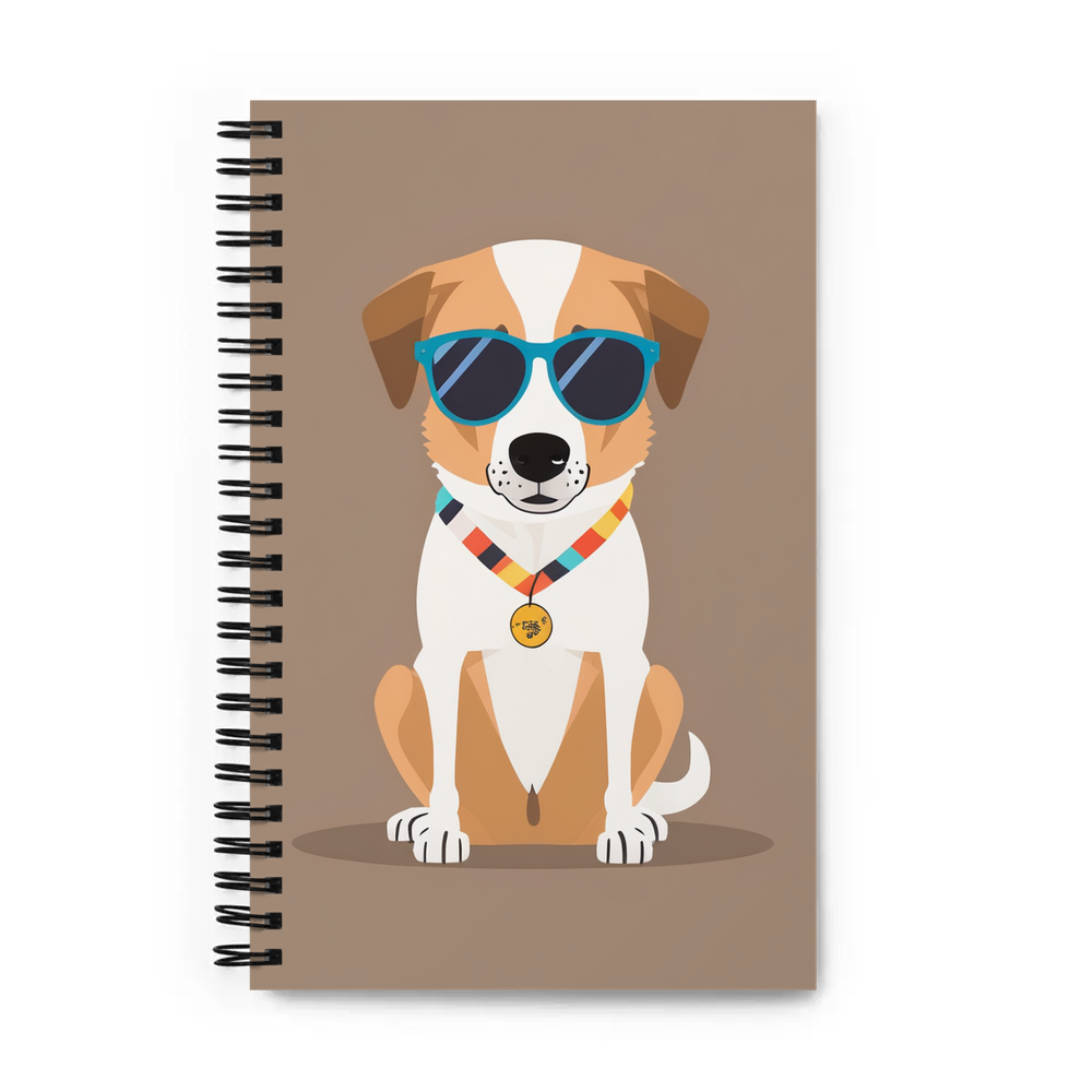 PugMug Custom Hazim Spiral Notebook