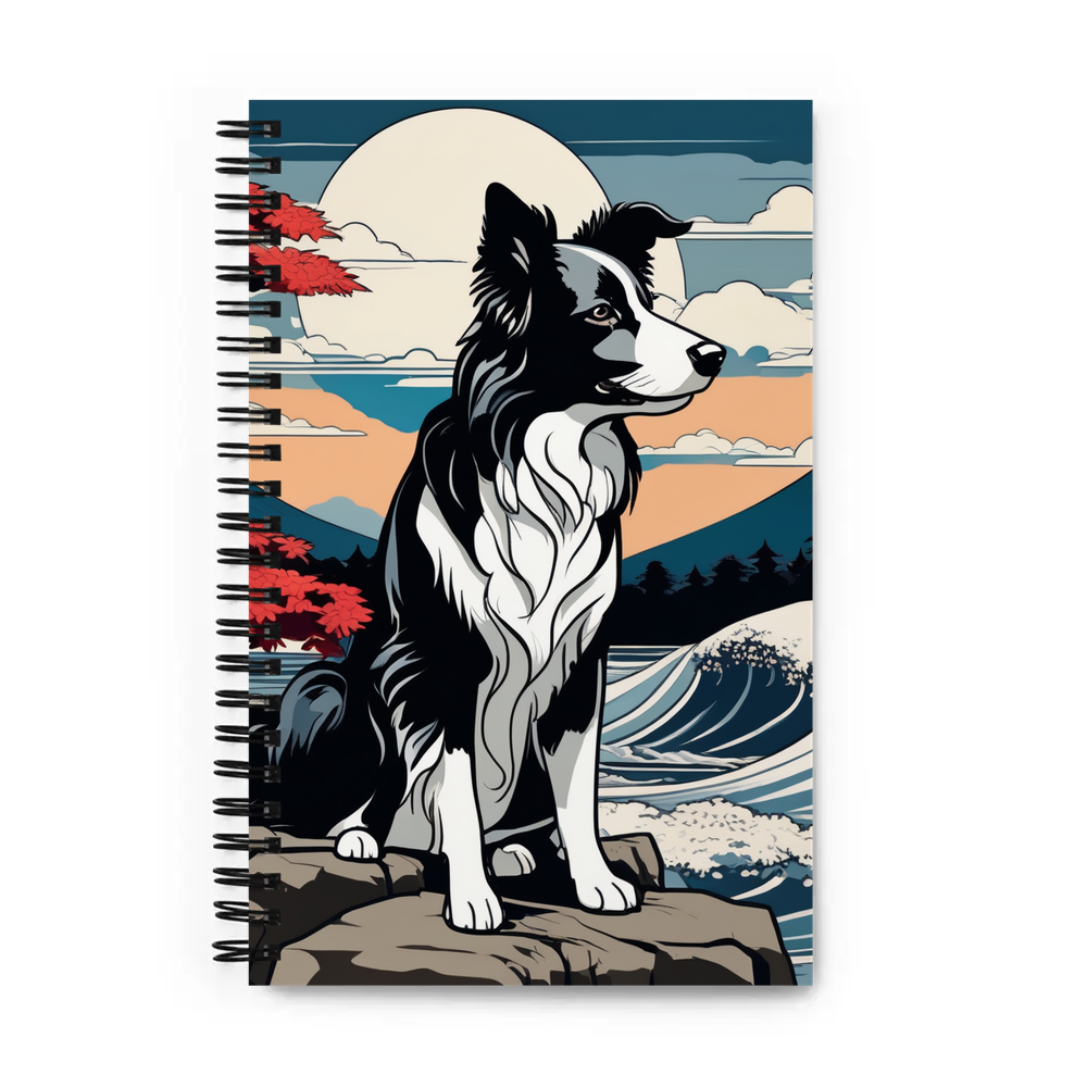 PugMug Custom Border Collie Spiral Notebook