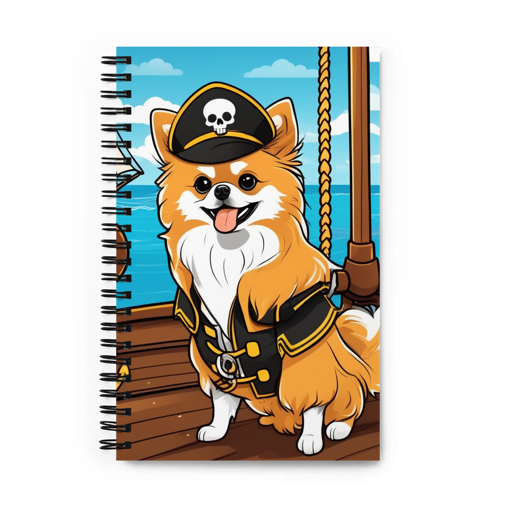 PugMug Custom Tan Pomeranian Spiral Notebook