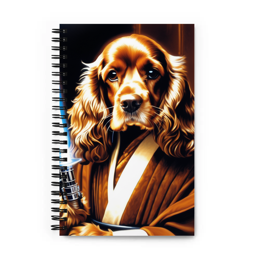 PugMug Custom English Cocker Spaniel Spiral Notebook