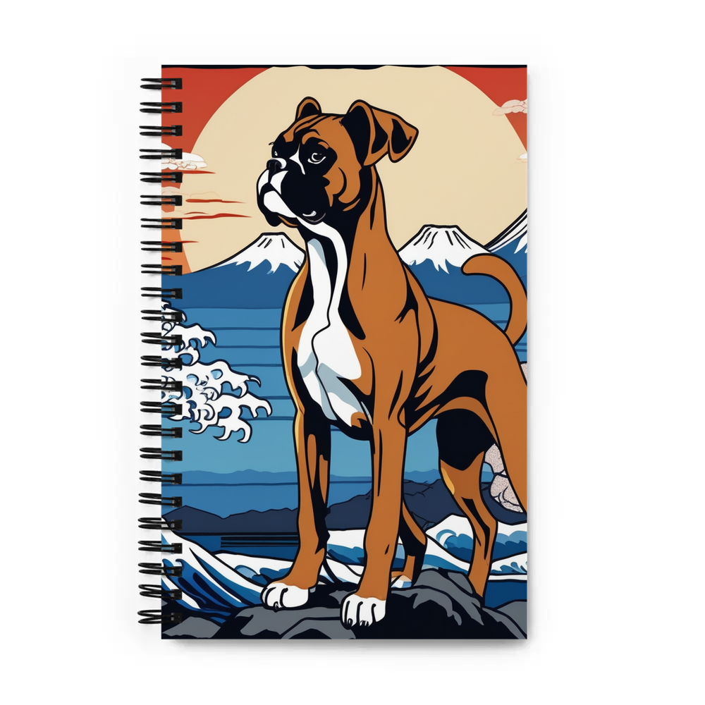 PugMug Custom Boxer Dog Spiral Notebook