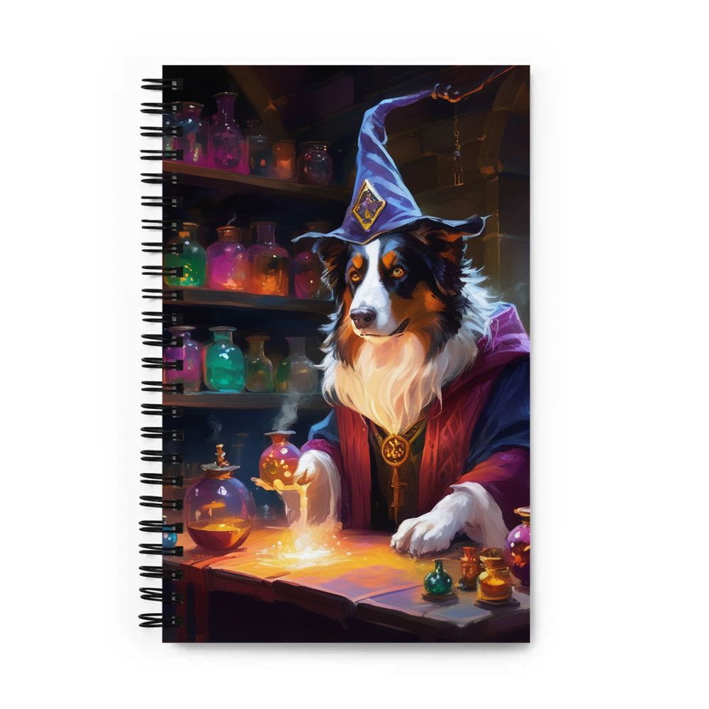 PugMug Custom Miniature American Shepherd Spiral Notebook