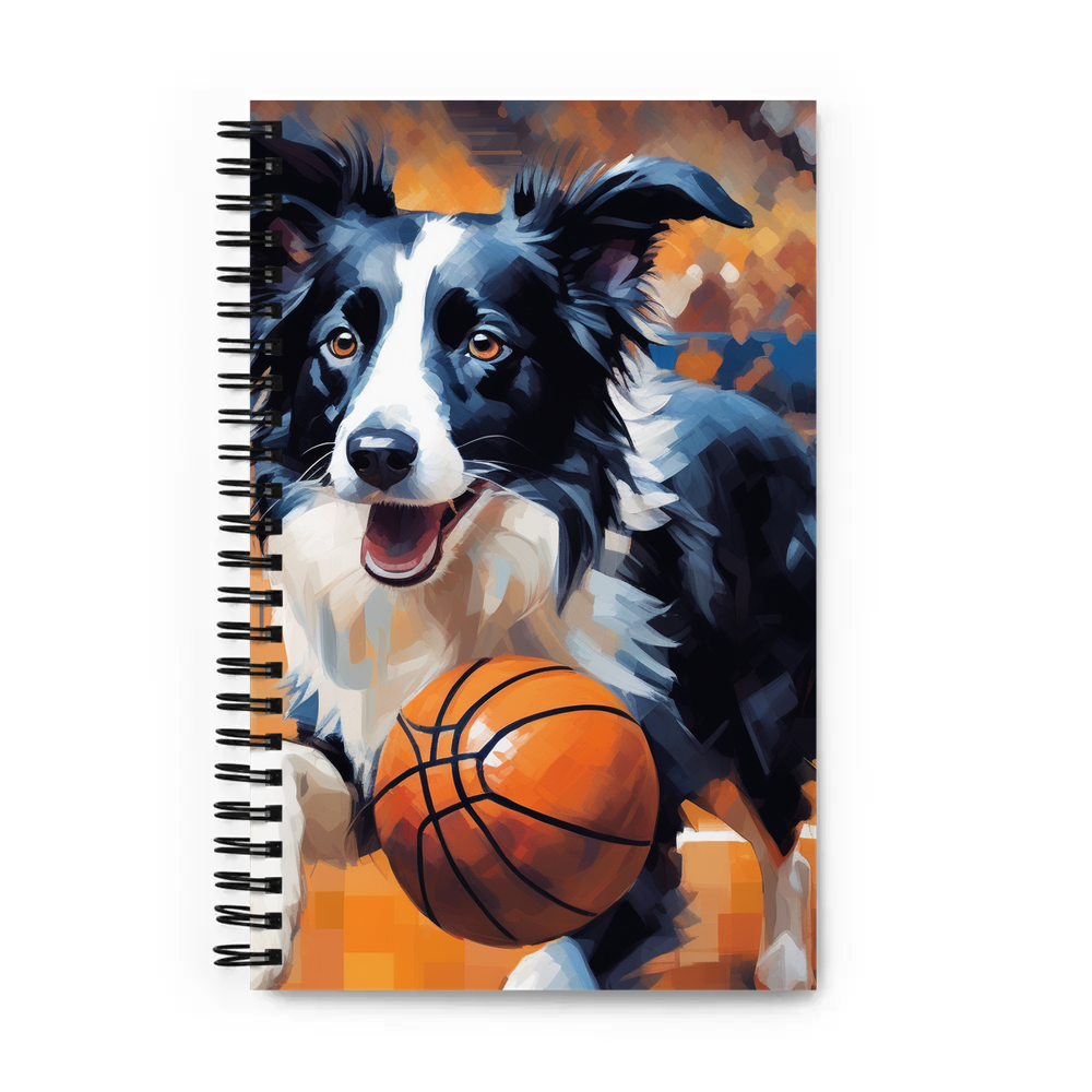 PugMug Custom Border Collie Spiral Notebook