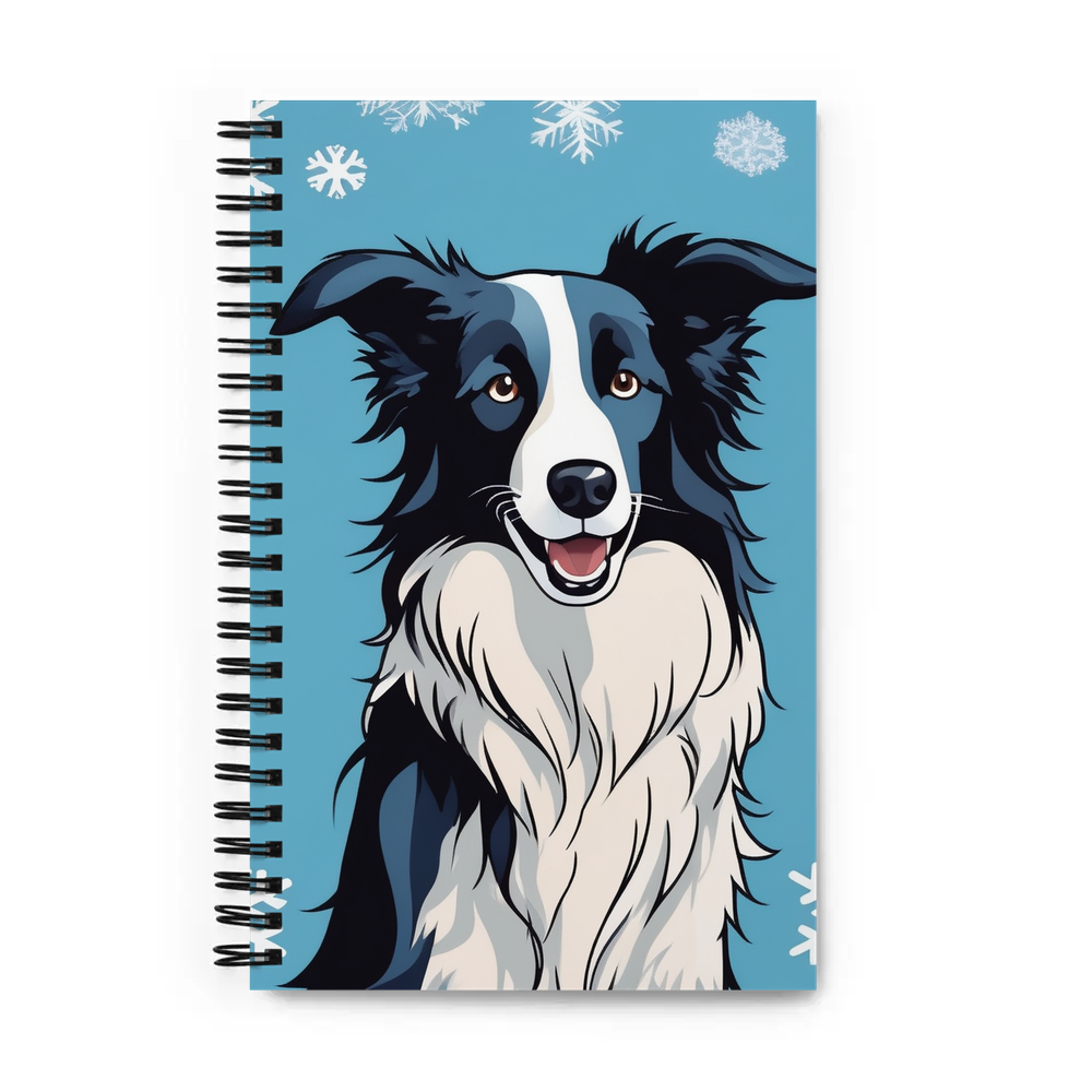 PugMug Custom Border Collie Spiral Notebook