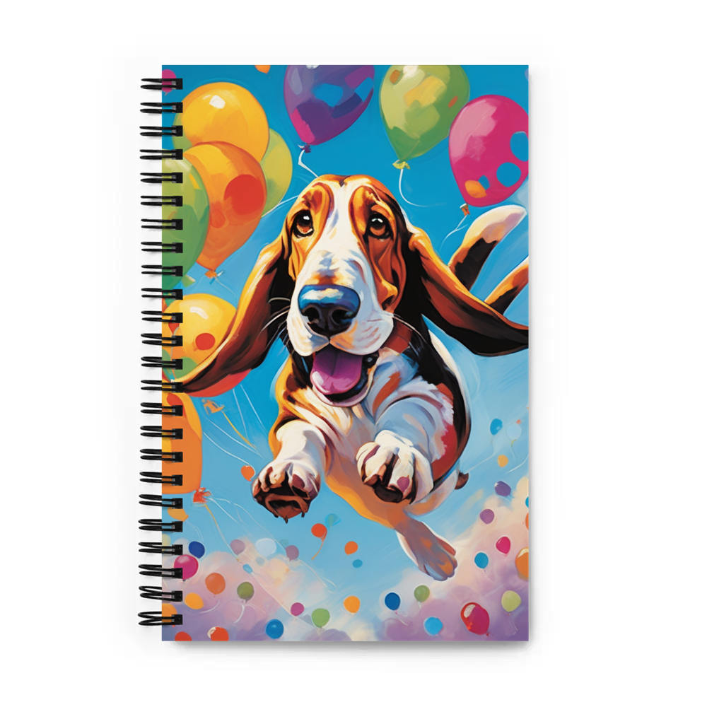 PugMug Custom Basset Hound Spiral Notebook