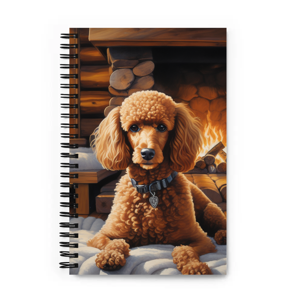 PugMug Custom Tan Poodle Spiral Notebook