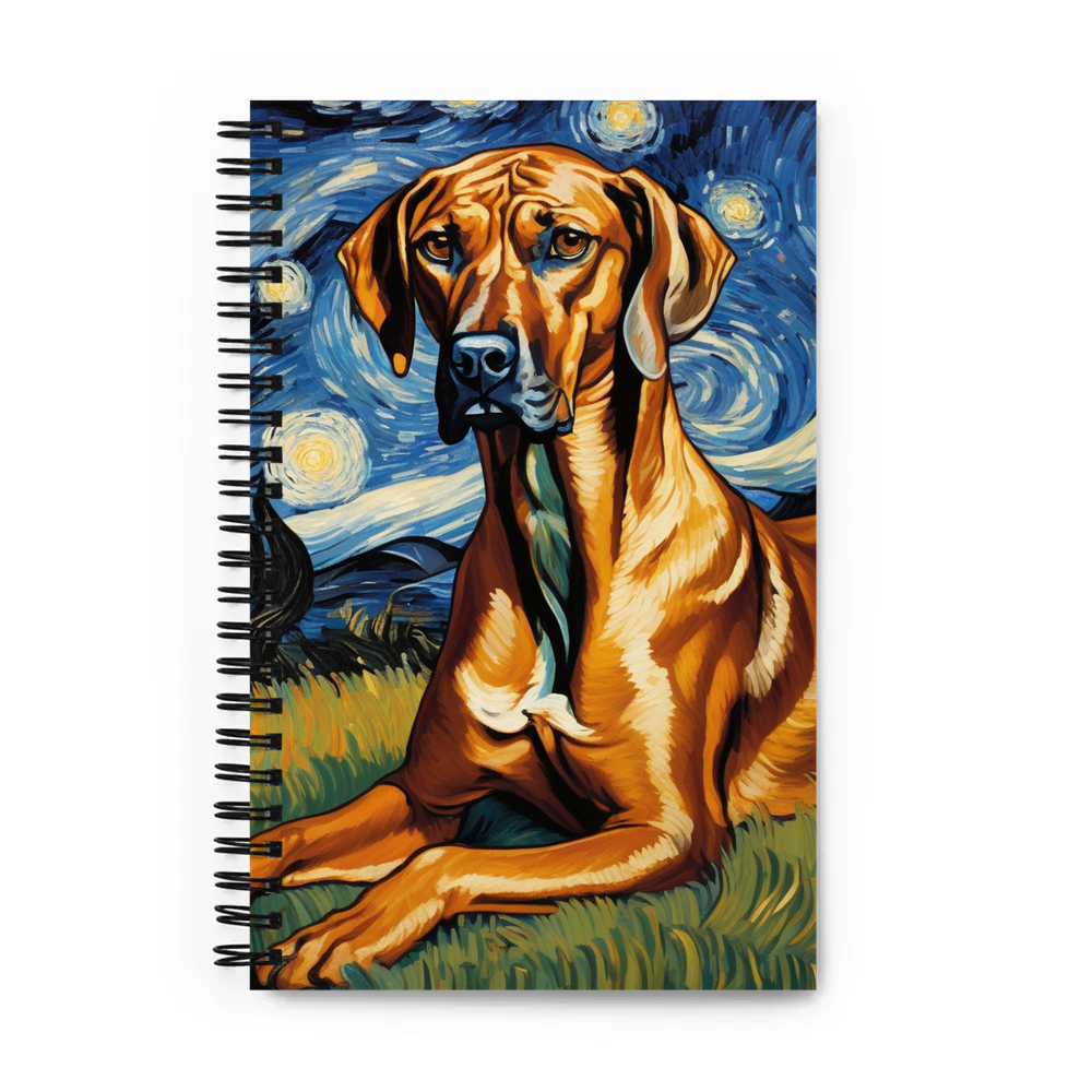 PugMug Custom Rhodesian Ridgeback Spiral Notebook