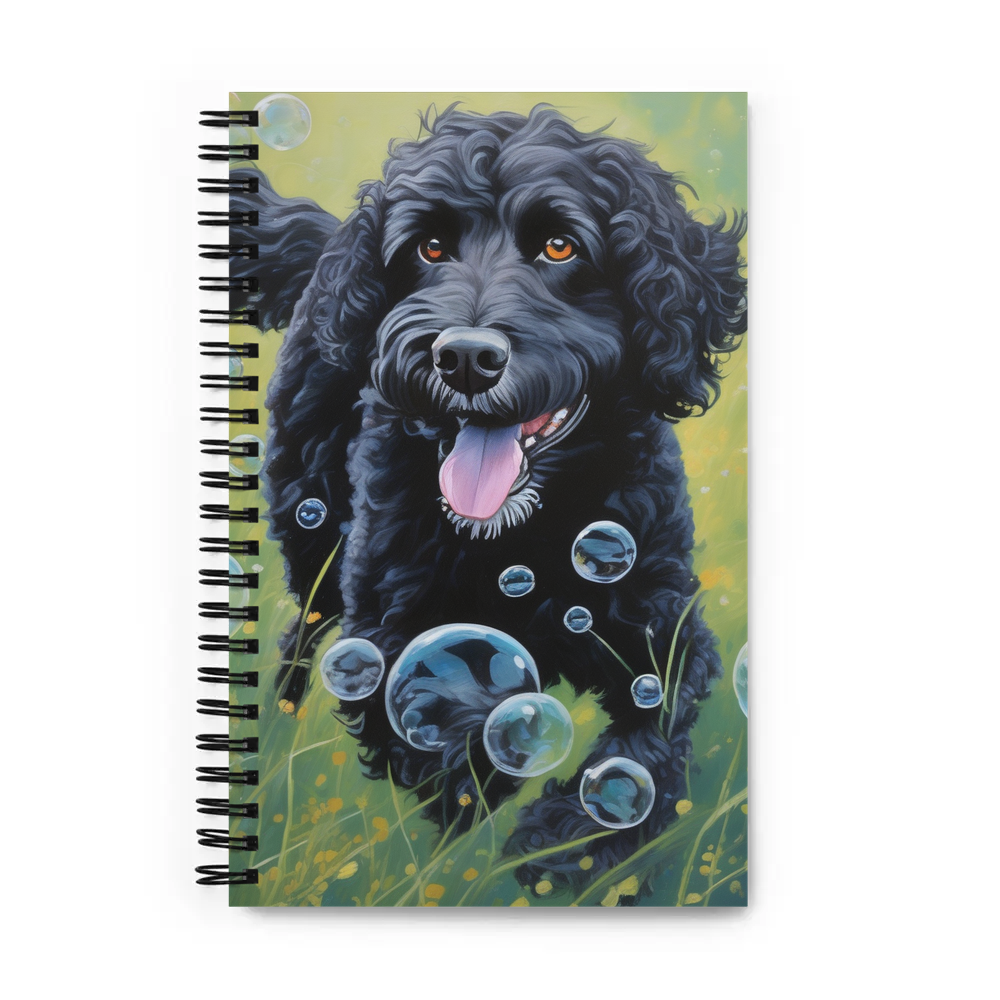 PugMug Custom Portuguese Water Dog Spiral Notebook