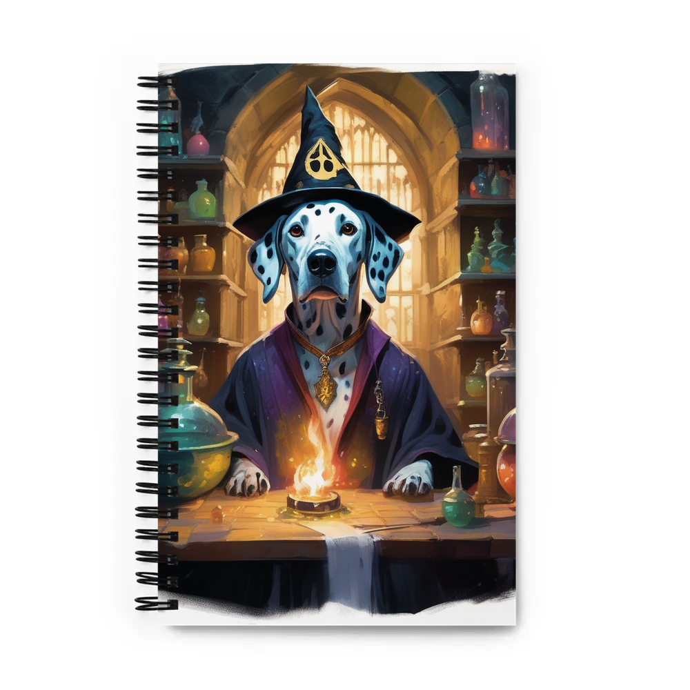 PugMug Custom Dalmatian Spiral Notebook