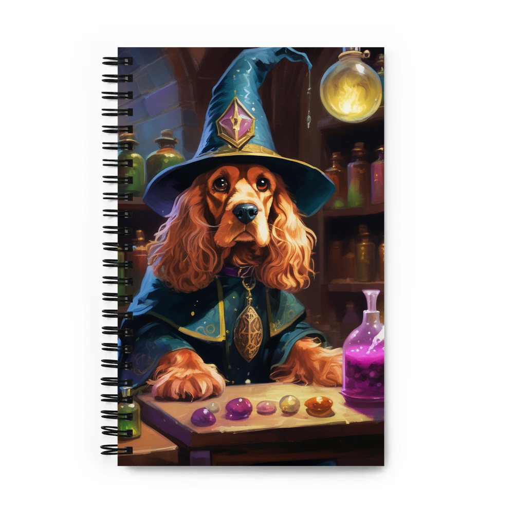 PugMug Custom Cocker Spaniel Spiral Notebook
