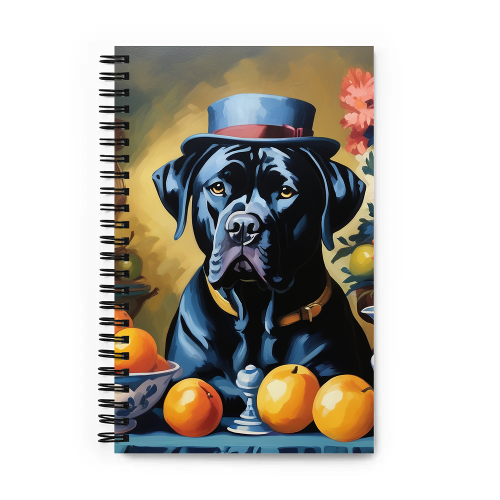 PugMug Custom Cane Corso Spiral Notebook