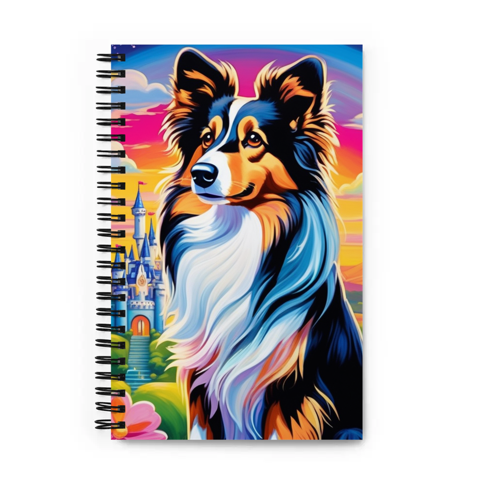 PugMug Custom Collie Spiral Notebook