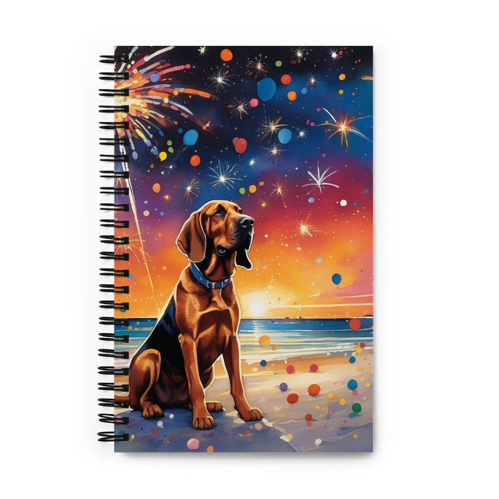 PugMug Custom Bloodhound Spiral Notebook