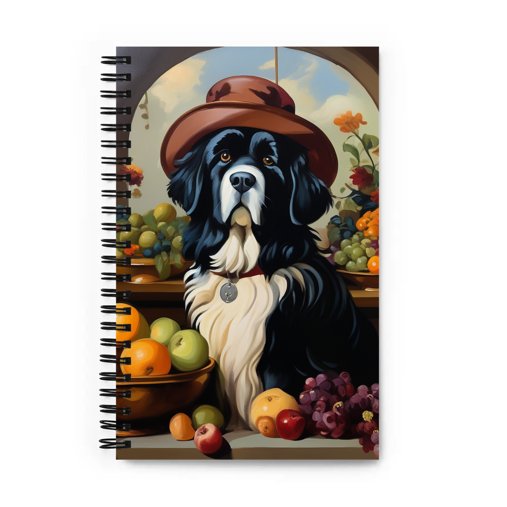 PugMug Custom Newfoundland Spiral Notebook