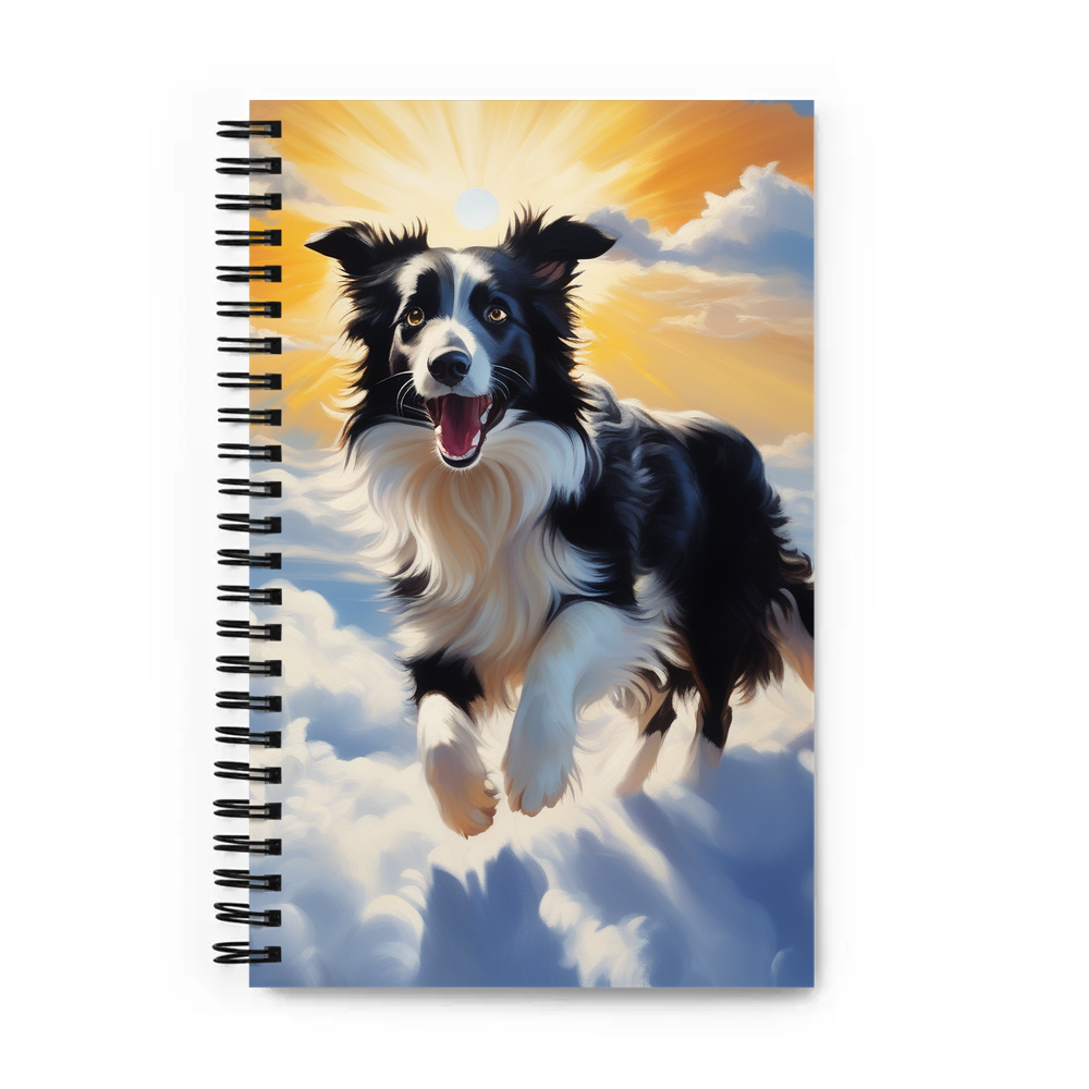 PugMug Custom Border Collie Spiral Notebook