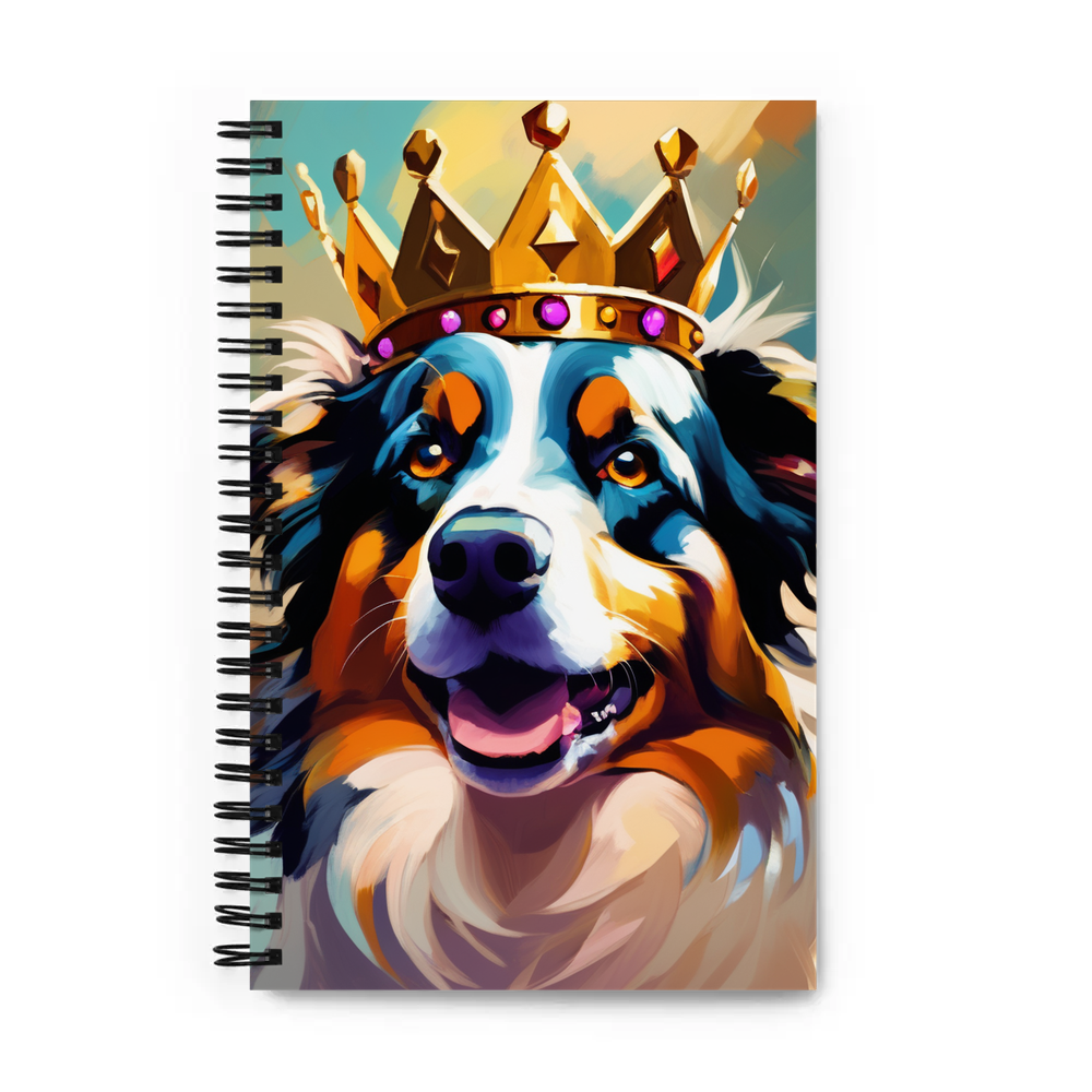 PugMug Custom Australian Shepherd Dog Spiral Notebook