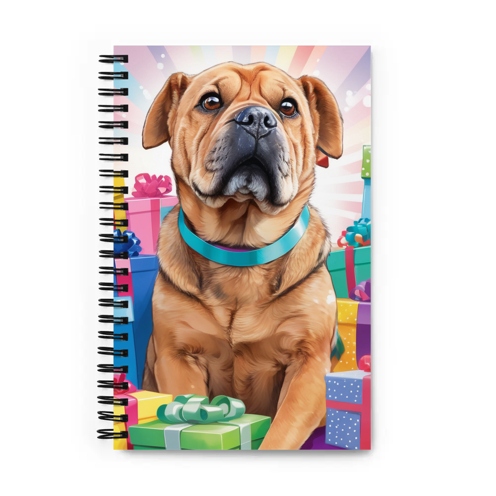 PugMug Custom Halina Spiral Notebook