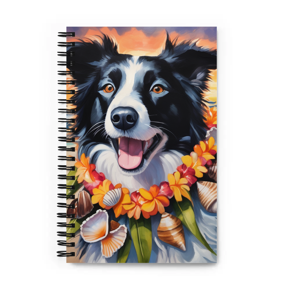 PugMug Custom Border Collie Spiral Notebook
