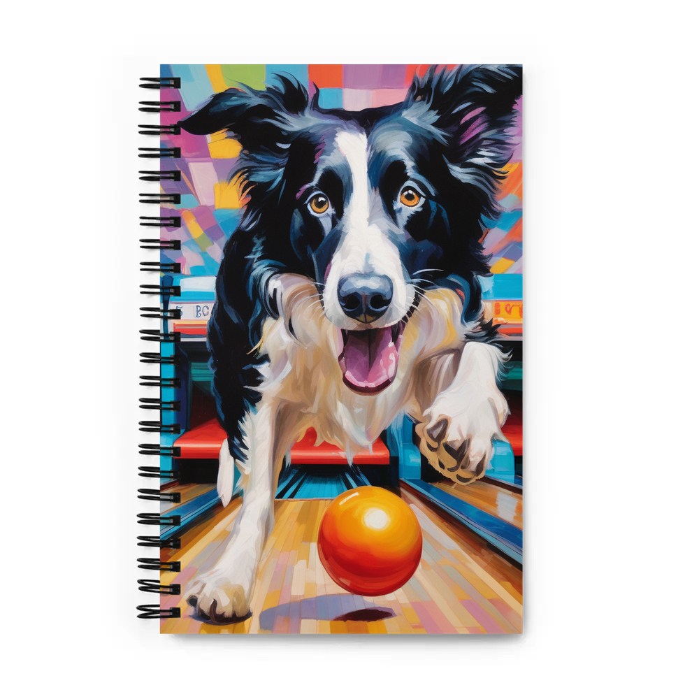 PugMug Custom Border Collie Spiral Notebook