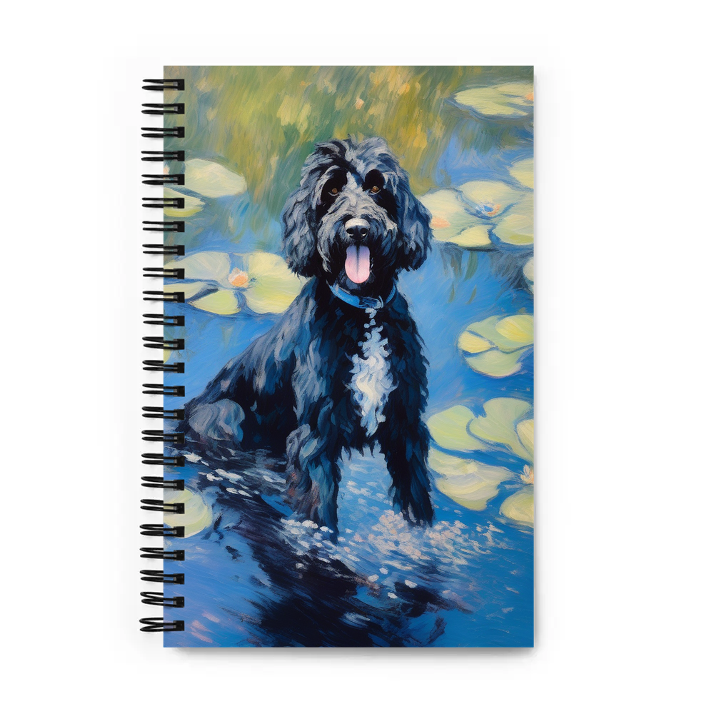 PugMug Custom Portuguese Water Dog Spiral Notebook