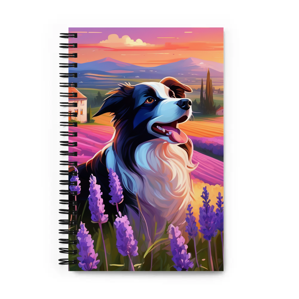 PugMug Custom Border Collie Spiral Notebook