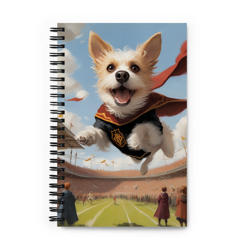PugMug Custom Luna Spiral Notebook