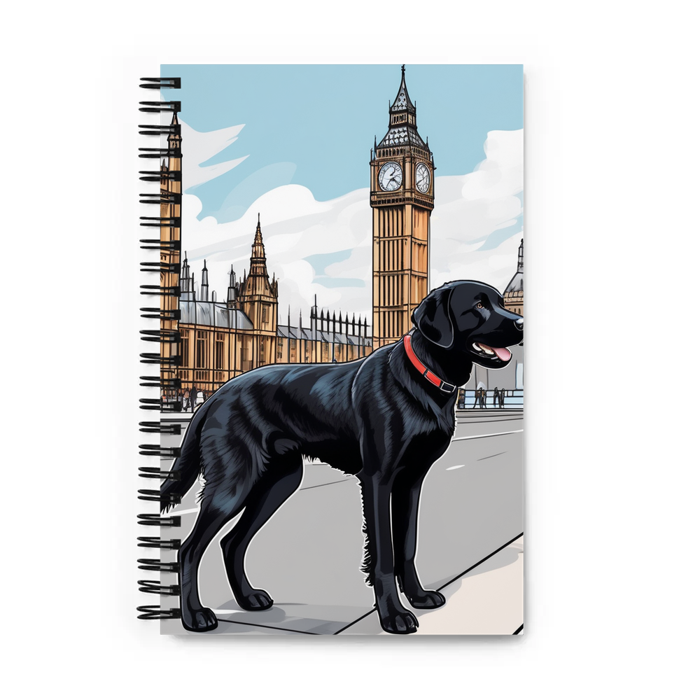 PugMug Custom Black Labrador Retriever Spiral Notebook