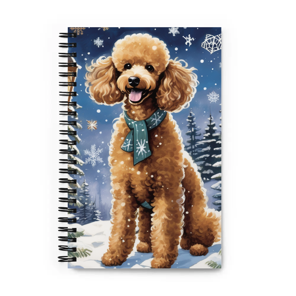 PugMug Custom Tan Poodle Spiral Notebook