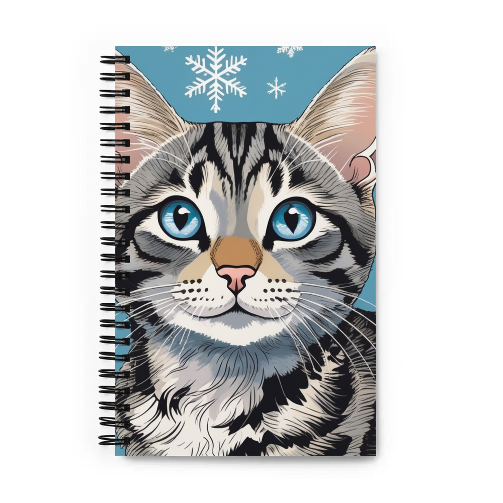 PugMug Custom Tabby American Shorthair Cat Spiral Notebook