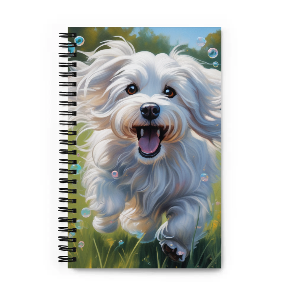 PugMug Custom White Havanese Dog Spiral Notebook