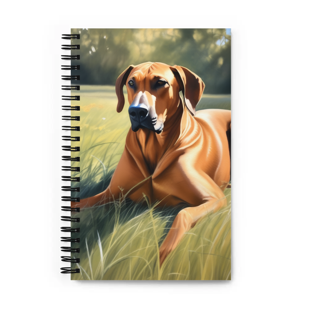 PugMug Custom Rhodesian Ridgeback Spiral Notebook