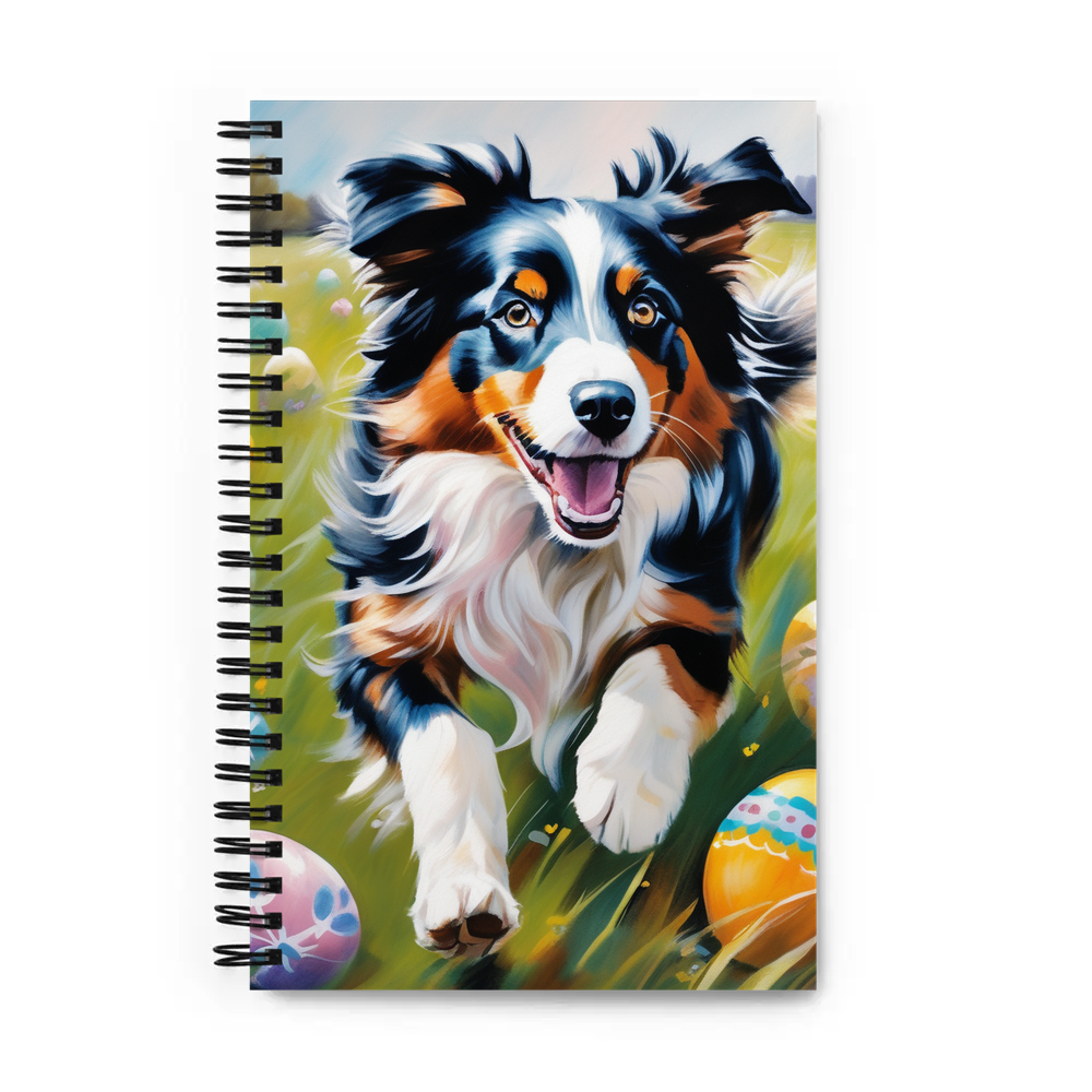 PugMug Custom Australian Shepherd Dog Spiral Notebook