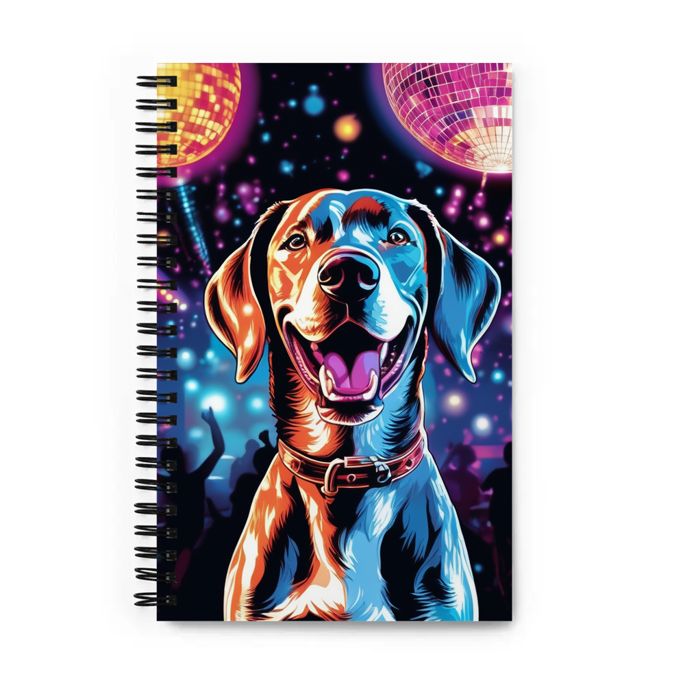 PugMug Custom Pointer Dog Spiral Notebook